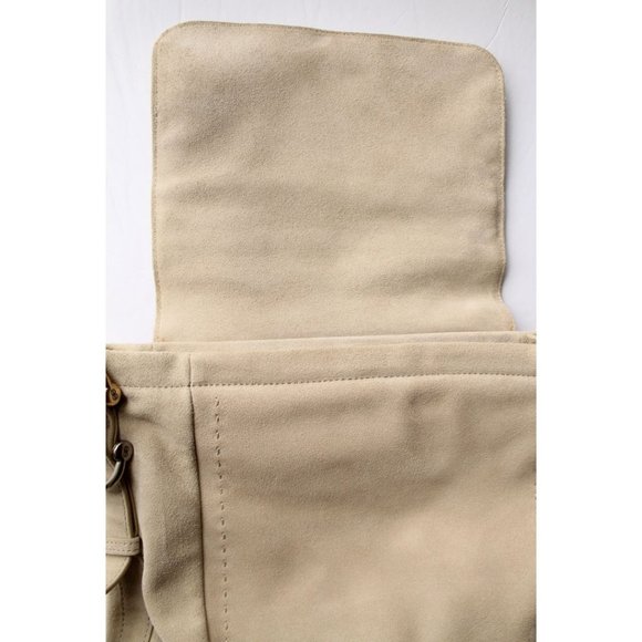 Bill Blass Robin Suede Crossbody Bag Wood Ash - Picture 7 of 12